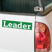 リーダーの印かsticker/MAGNET バンパーステッカー (トラック上)