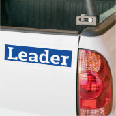 リーダーの印かsticker/MAGNET バンパーステッカー (トラック上)