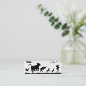 リーダーの名刺を後を追って下さい スキニー名刺 (スタンド正面)