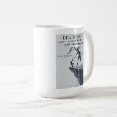 リーダーの条件 コーヒーマグカップ (正面右)