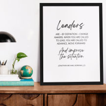 リーダーは定義による変更メーカー