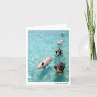 リーダーを後を追って下さい カード