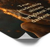 リーダーシップと勇気 ポスター (角)