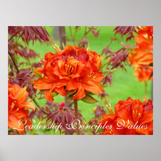 リーダーシップの原則がアートの価値をプリントオフィスのアート ポスター (正面)