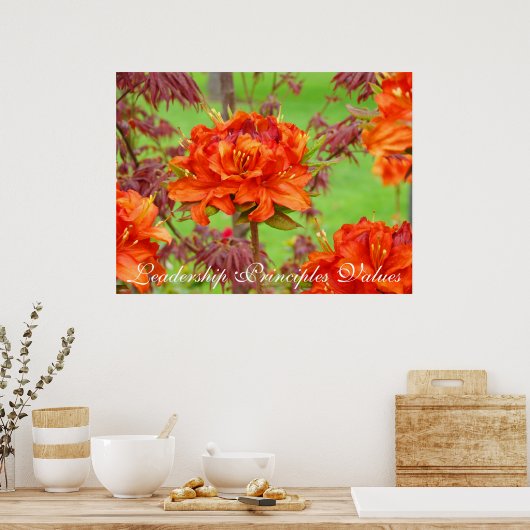 リーダーシップの原則がアートの価値をプリントオフィスのアート ポスター (キッチン)