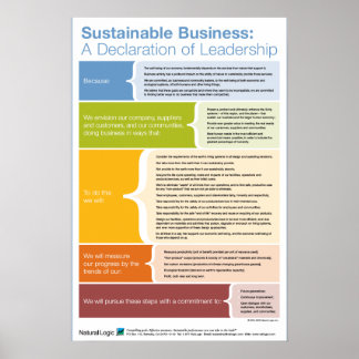 リーダーシップの宣言 ポスター