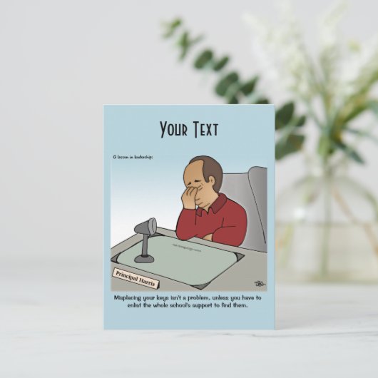 リーダーシップはがきのレッスン ポストカード (スタンド正面)