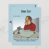 リーダーシップはがきのレッスン ポストカード (正面/裏面)