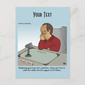 リーダーシップはがきのレッスン ポストカード (正面)