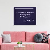 リーダーシップはインフルエンスキャンミニマルバス キャンバスプリント (インサイチュ (リビング))