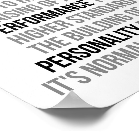 リーダーシップは人のビジョンを持ち上げている ポスター (角)