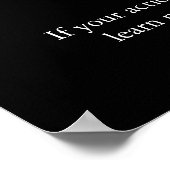 リーダーシップやる気を起こさせるウルフブルーナイトフルムーン ポスター (角)