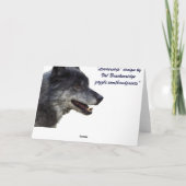 リーダーシップやる気を起こさせるギフト カード (裏面)