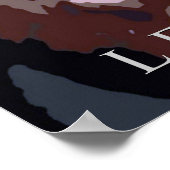 リーダーシップやる気を起こさせるタイガーアイズのポスタープリント ポスター (角)