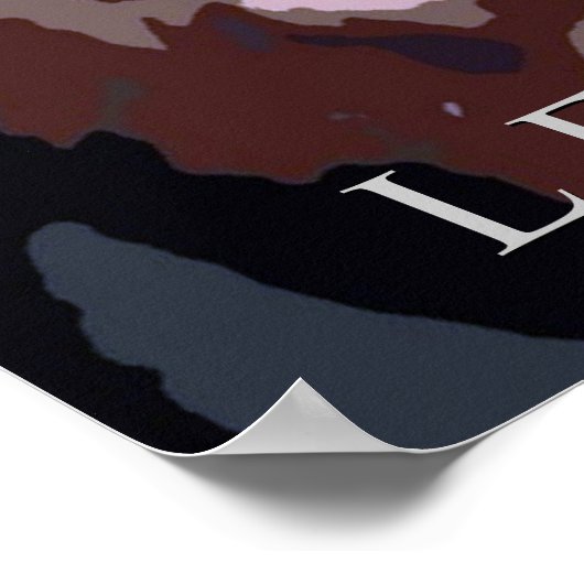 リーダーシップやる気を起こさせるタイガーアイズのポスタープリント ポスター (角)