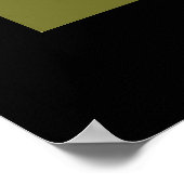 リーダーシップやる気を起こさせるタイガー顔ポスタープリント ポスター (角)