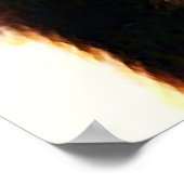 リーダーシップやる気を起こさせるライオンアイズポップ・アートのアートポスター ポスター (角)