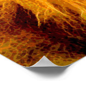 リーダーシップやる気を起こさせるライオンアートポップ・アートのポスター ポスター (角)