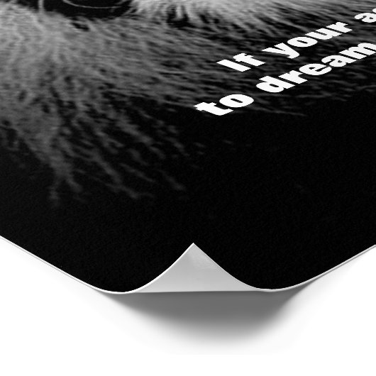 リーダーシップやる気を起こさせるライオン ポスター (角)