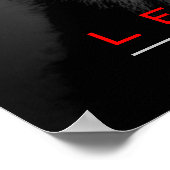 リーダーシップやる気を起こさせる勇気ライオンポスタープリント ポスター (角)