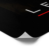 リーダーシップやる気を起こさせる勇気ライオンポスタープリント ポスター (角)