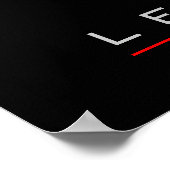 リーダーシップやる気を起こさせる勇気ライオンポスタープリント ポスター (角)