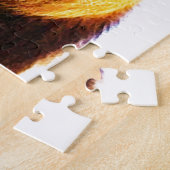 リーダーシップやる気を起こさせる引用文ライオン ジグソーパズル (側面)