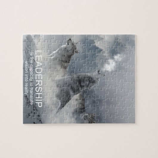 リーダーシップやる気を起こさせる感動的引用文 ジグソーパズル (横)