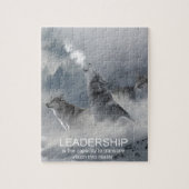 リーダーシップやる気を起こさせる感動的引用文 ジグソーパズル (縦)