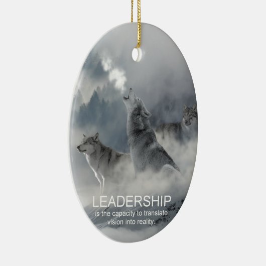 リーダーシップやる気を起こさせる感動的引用文 セラミックオーナメント (右)