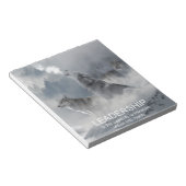 リーダーシップやる気を起こさせる感動的引用文 ノートパッド (アングル)