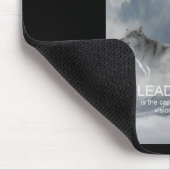 リーダーシップやる気を起こさせる感動的引用文 マウスパッド (コーナー)