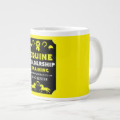 リーダーシップウマ科のトレーニング ジャンボコーヒーマグカップ (正面右)