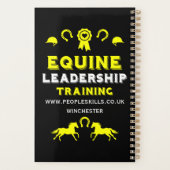 リーダーシップウマ科のトレーニング プランナー手帳 (裏面)