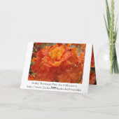 リーダーシップエクセレンスのカードオレンジローディカード サンキューカード (裏面)