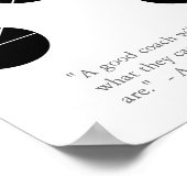 リーダーシップコーチ – イリュージョンやる気を起こさせるプリント ポスター (角)