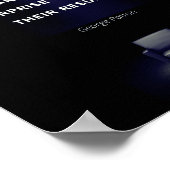 リーダーシップポスター – ジョージ・パトン引用文 ポスター (角)