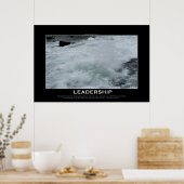 リーダーシップリバーラピッドやる気を起こさせるフォトプリント ポスター (キッチン)
