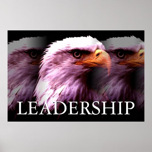 リーダーシップ感動的イーグル ポスター (正面)