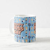 リーダーシップ祝:ボスの日の贈り物とデザイン コーヒーマグカップ (正面左)