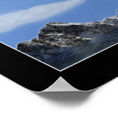 リーダーシップ飛んでいるイーグル&マウンテンやる気を起こさせるズ ポスター (角)