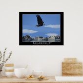 リーダーシップ～ハゲ・イーグルやる気を起こさせるポスター ポスター (キッチン)