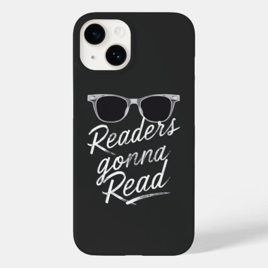 リーダーズ・ゴナ・リード 楽しい本 読書 Case-Mate iPhoneケース (裏面)