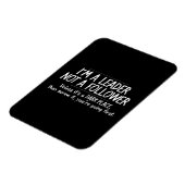 リーダーフおもしろいォロー引用文表現ユーモアの笑い マグネット (左側)