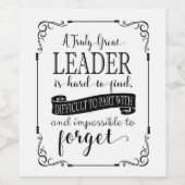 リーダーワインボトルラベル ワインラベル (シングルラベル)