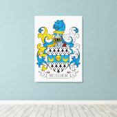 リーダー家紋 キャンバスプリント (インサイチュ (ウッドフロア))