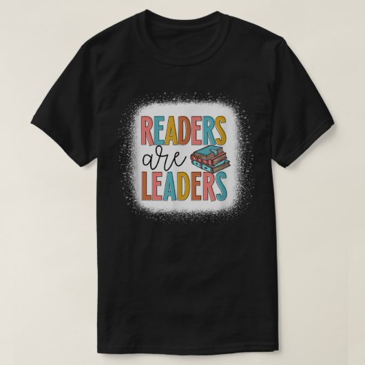 リーダー感動的先生ブック値リスト Tシャツ (デザイン正面)