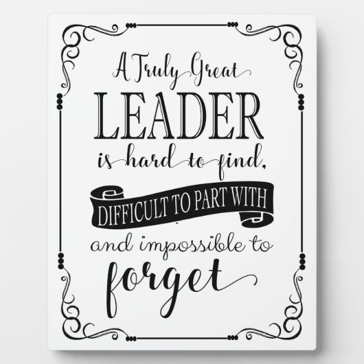 リーダー感謝していユー フォトプラーク (正面)