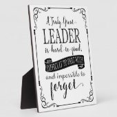 リーダー感謝していユー フォトプラーク (側面)