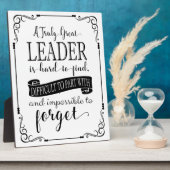 リーダー感謝していユー フォトプラーク (側面)